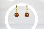 Amber earrings