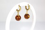 Amber earrings